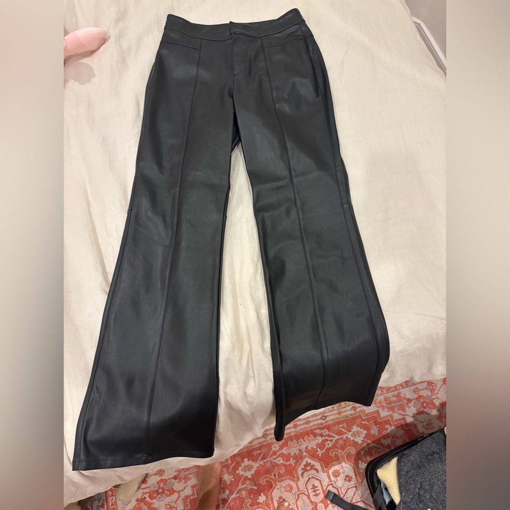 We The Free Black Leather Pants